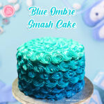 Cake Princess - Blue Ombre Smash Cake