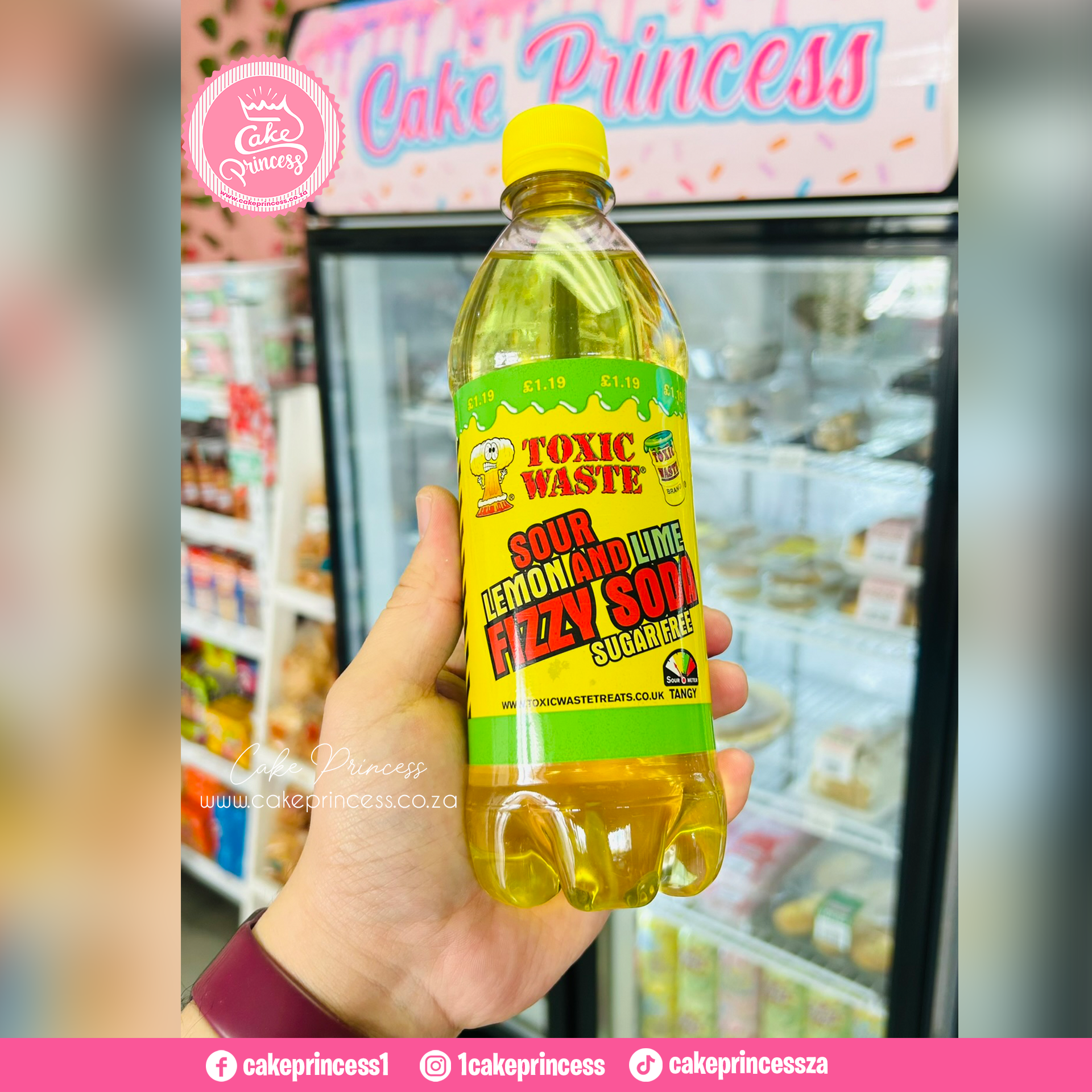 Toxic Waste Sour Lemon and Lime Fizzy Soda