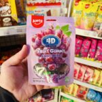 AMOS 4D Fruit Gummy 80g - Grape Burst